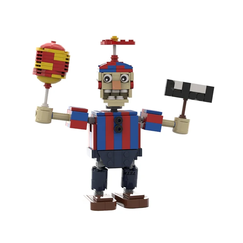 

301pcs MOC Fnaf 2 Balloon Boy Games Model Building Blocks Construction Toy Christmas Gifts DIY Creative Idea Education Birthday
