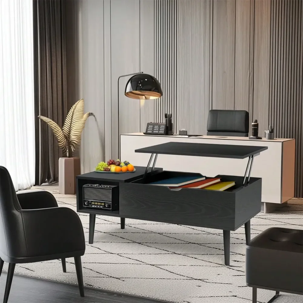 

Lift Top Coffee Table For Living RoomCoffee Table With Storageand Lifting Top,Space Saving Living Room Tables