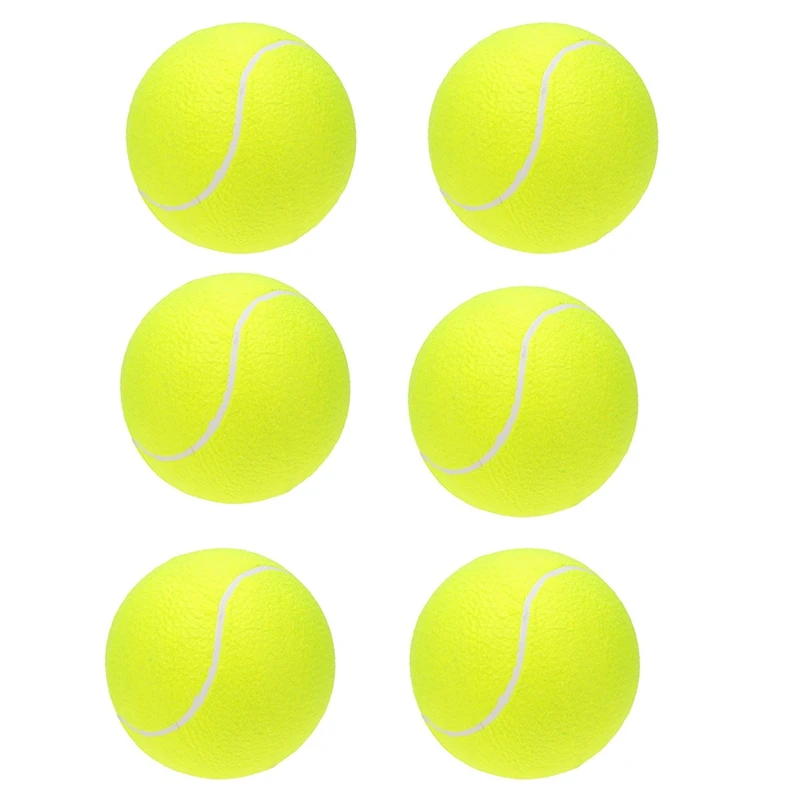 

6 Pcs 9.5 Inch Oversize Giant Tennis Ball For Children Adult Pet Fun