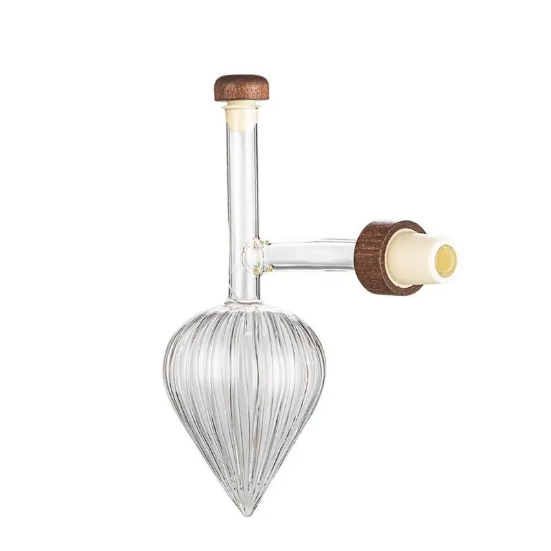 Red Wine Aerator Pourer Transparent Peach Style Leakproof Instant Decant for Home and Outdoor Dining