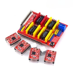 CNC Shield V3 Engraving Machine / 3D Printer / + 4pcs A4988 Driver Expansion Board for Arduino