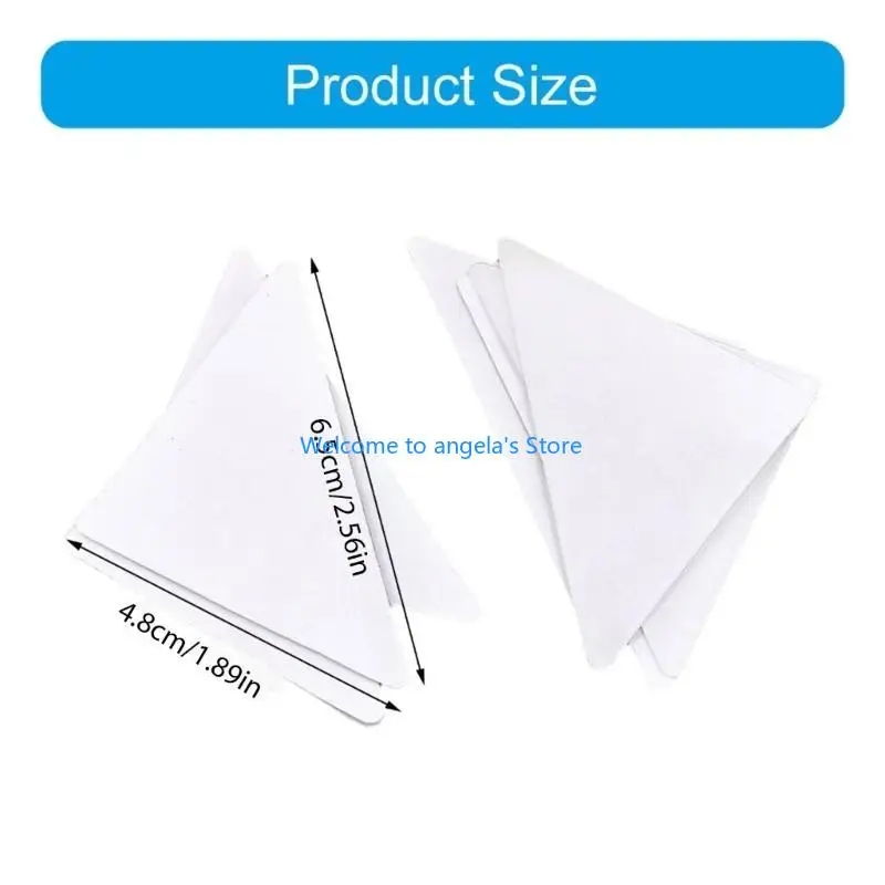 X4YC Набор из 30 держателей в форме воротника, одноразовые наклейки на воротник для аккуратного внешнего вида рубашки, подкладки