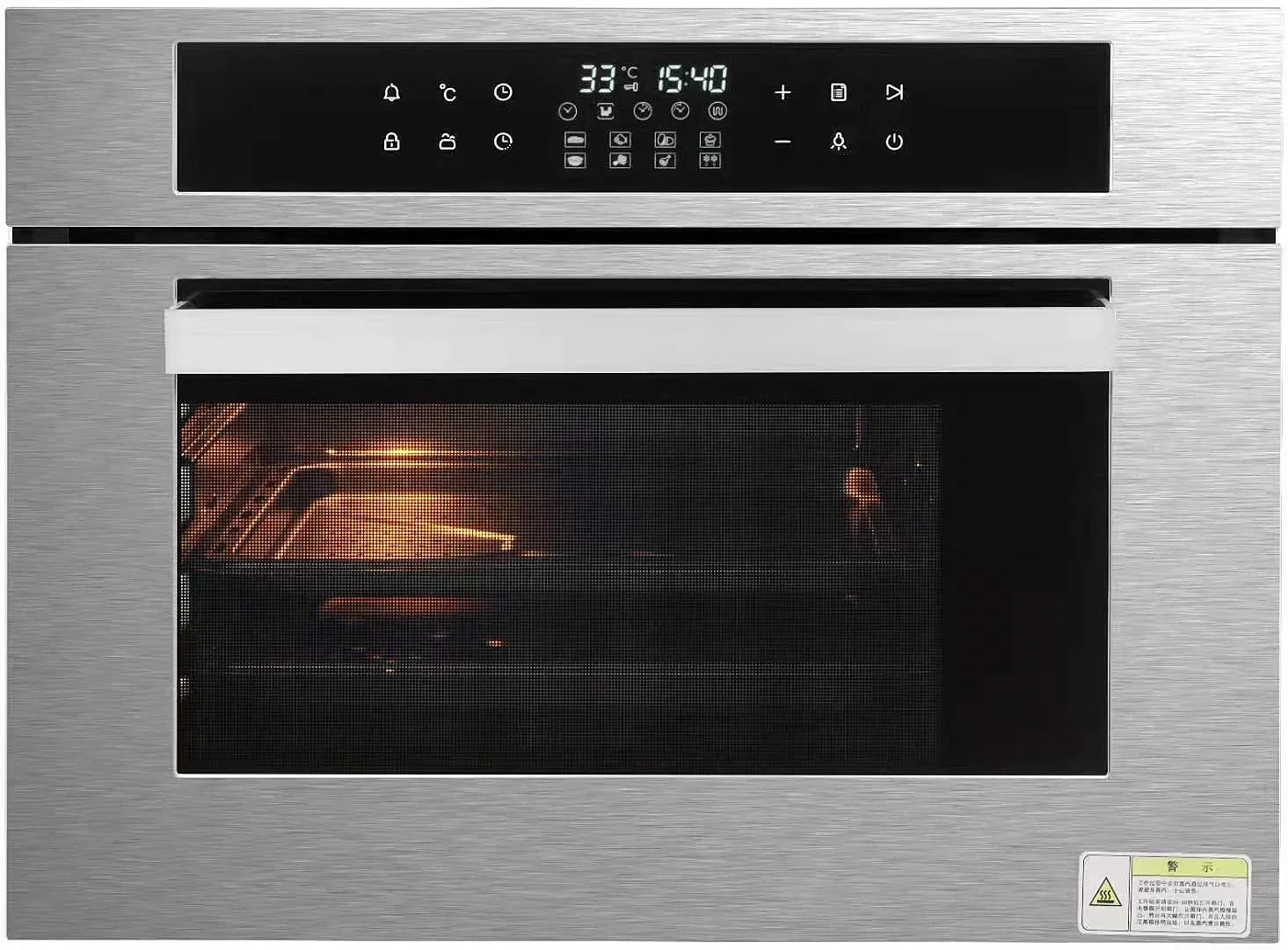 Hot sell kitchen appliances 8 functions built-in 40L  steam and grill oven