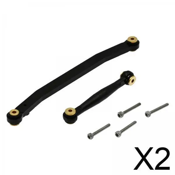 2x1 Set Fernbedienung Auto Lenkstange Links Krawatten für Axial SCX24 AXI90081 Maßstab 1:24 RC Auto Modifikation Teile