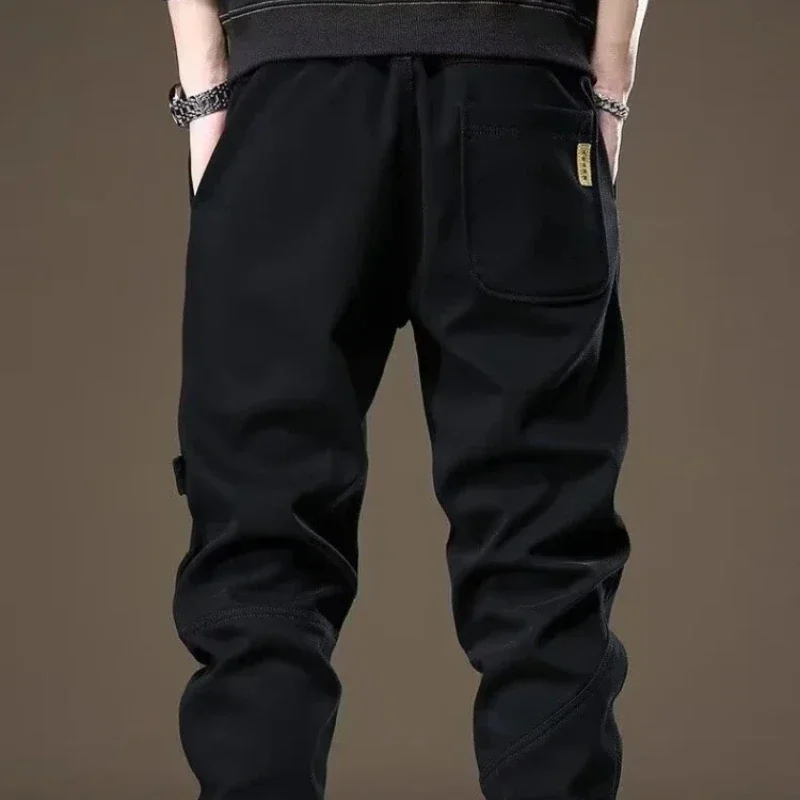 Gerade Cargohose für Herren, neu in Hosen, lässig, Techwear, Designer, hochwertige Mode, ästhetisch, luxuriös, günstig, locker, lang