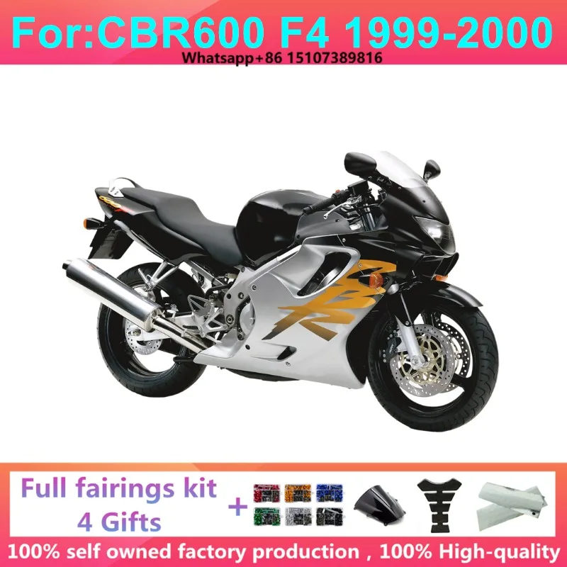 

Motorcycle Mold Full Fairing Kit Fit for CBR600F4 CBR600 CBR600F F4 1999 2000 99 00 Bodywork Body Fairings Kits