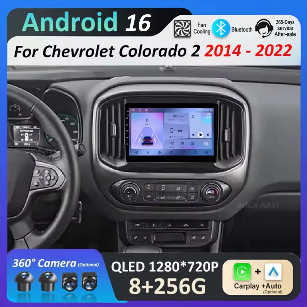 

Navigation GPS Android 16 Intelligent System for Chevrolet Colorado 2 2014 2015 - 2022 WiFi Car Video Multimedia Player No 2 din