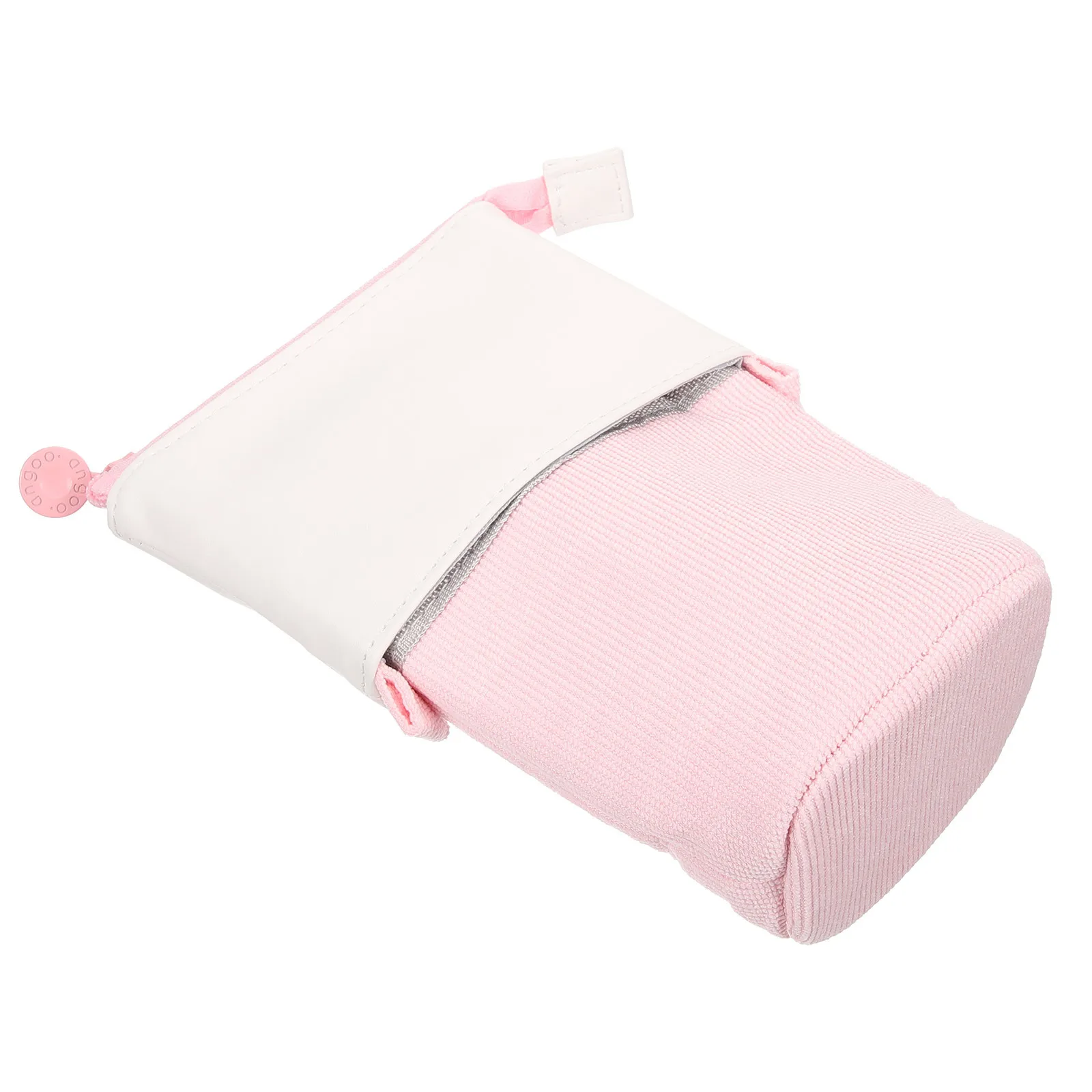 

Telescopic Corduroy Pencil Bag Large Capacity Stationery Organizer Pen Case Portable School Supplies Zipper Pouch