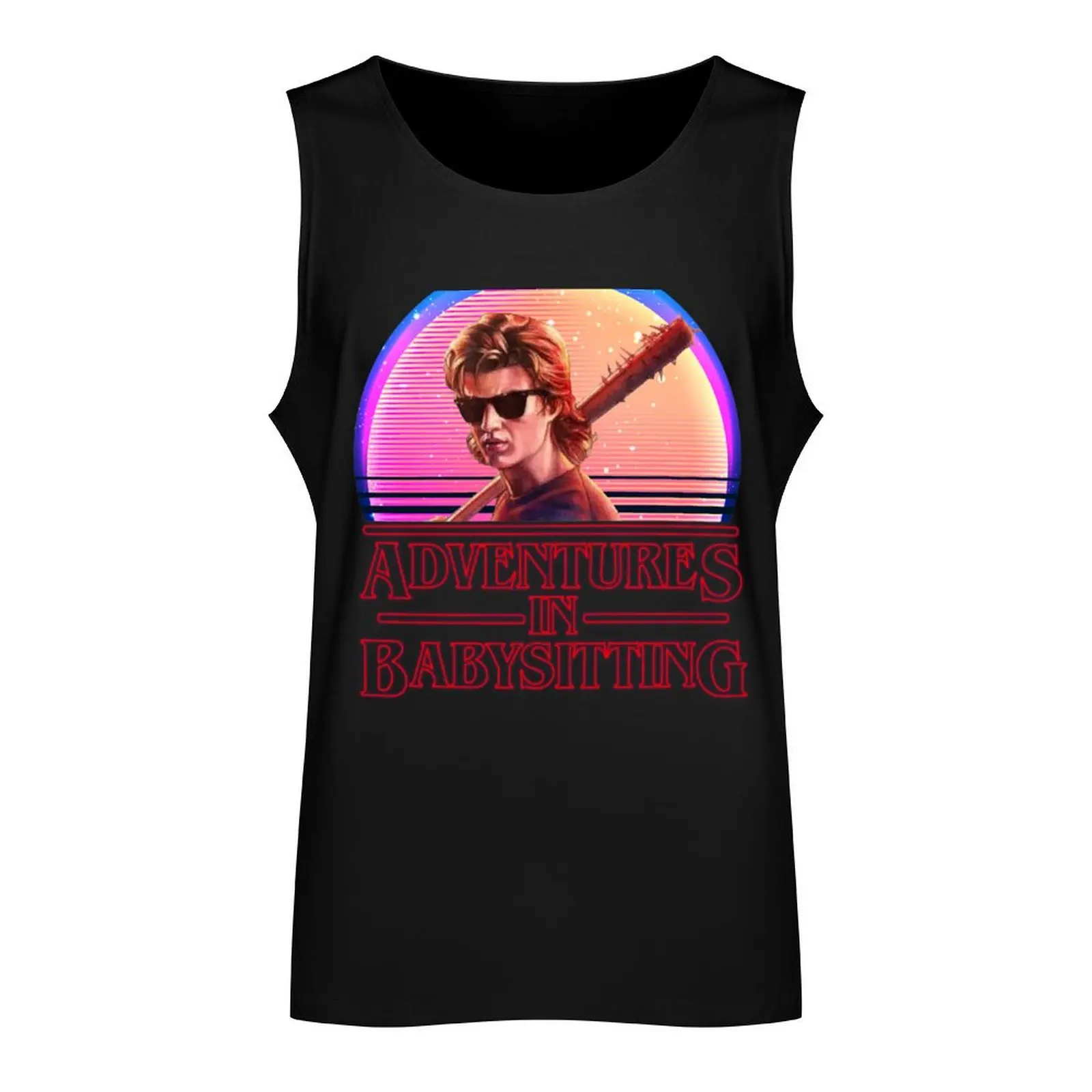 Adventures In Babysitting Tank Top men gym Gym T-shirts for men Men's summer clothes 2024 cotton t-shirts man