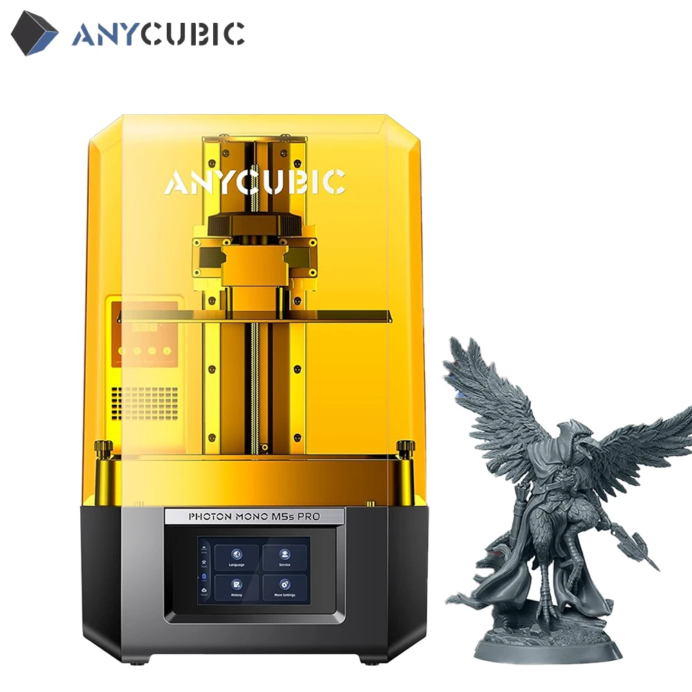 

ANYCUBIC Photon Mono M5s Pro Resin 3D Printer 10.1'' 14K High Speed SLA LCD 3D Printer Leveling Printing Size of 218*123*200mm