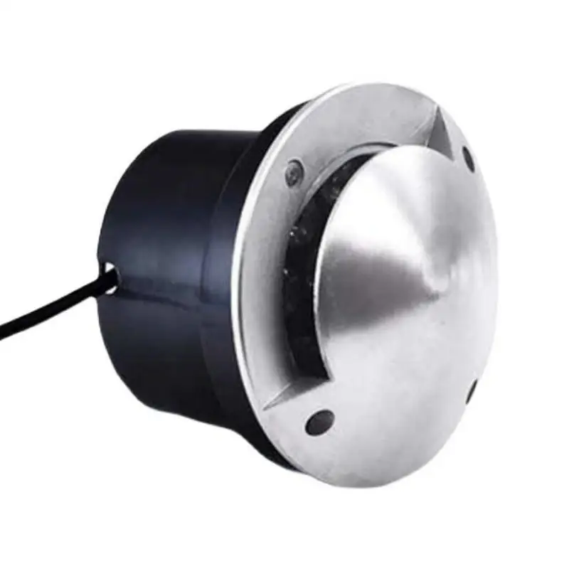 9W LED Buried IP68 AC85-265V DC12V Outdoor Recessed Deck Light 1/2/3/4 Side View Underground Lamp Sidewalk Lighting