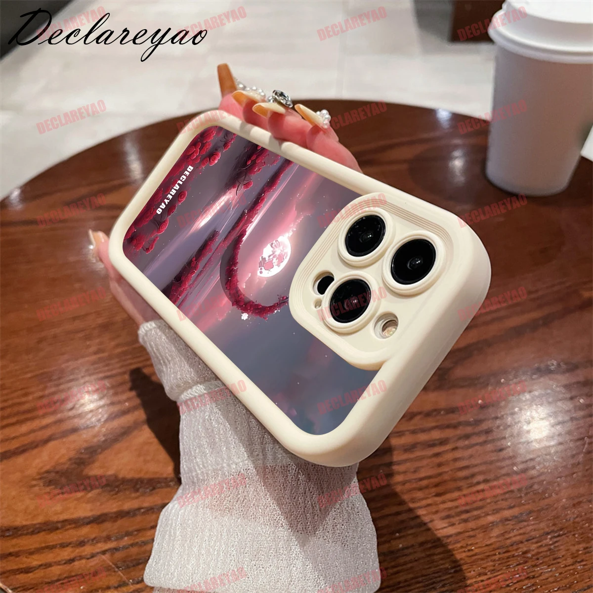 DECLAREYAO, cubiertas suaves y mate de TPU para OPPO Reno 13 14 4 13 Pro F Plus Pro K 8 2 8 5 12 Z 8, funda a prueba de golpes