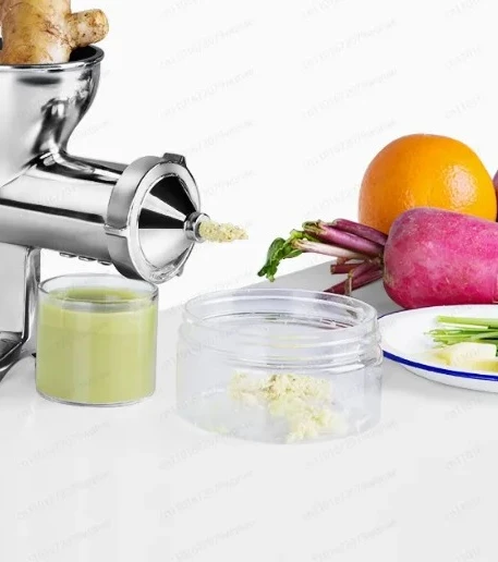 

Ручная соковыжималка из нержавеющей стали для фруктов, овощей, ростков пшеницы, имбиря, граната.