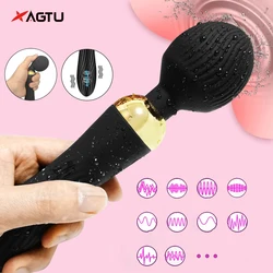 Women's Powerful AV Magic Wand Vibrator G-Spot Clitoral Vaginal Stimulator Female Massager Masturbator Sex Toy Adult Supplies