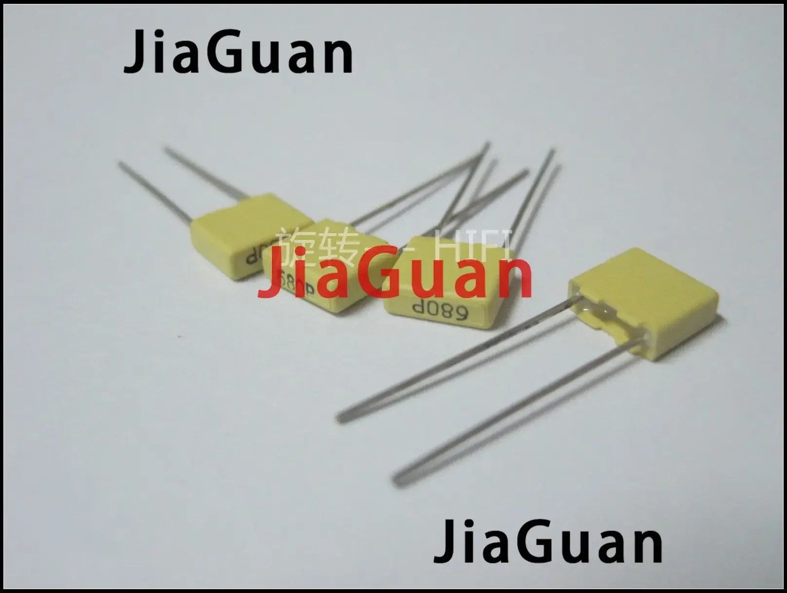 20PCS NEW EVOX CFR5 680PF 100V P5MM yellow capacitor 681/100V EVOX-RIFA CFR 680PF/100v 681 100VDC free shipping