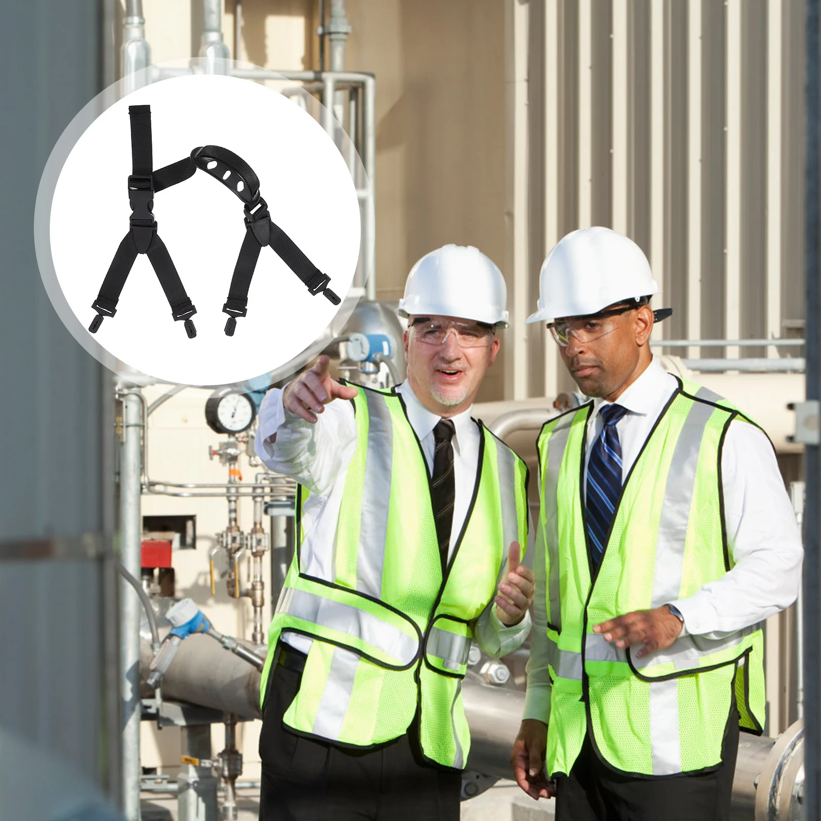 2Pcs Universal Hard Hat Chin Strap Replacement Soft Comfortable Strap for Safety Construction Site Wear Resistant