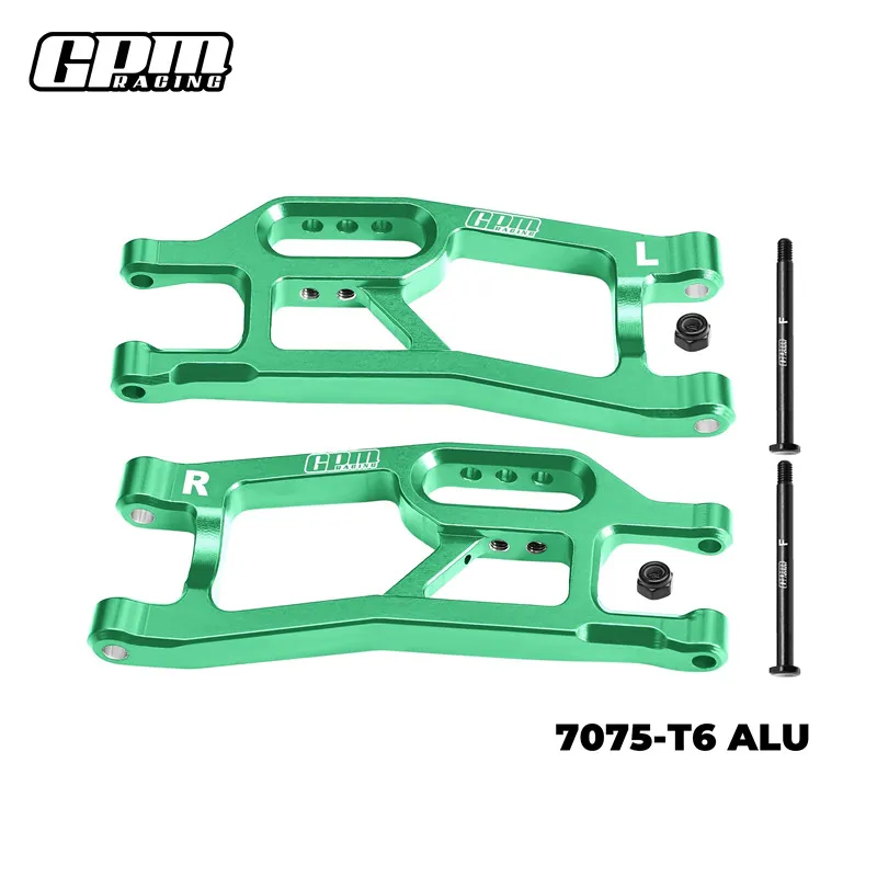 Brazos de suspensión inferiores delanteros de aleación GPM 7075 para TRAXXAS Mini XRT VXL 3S 10725