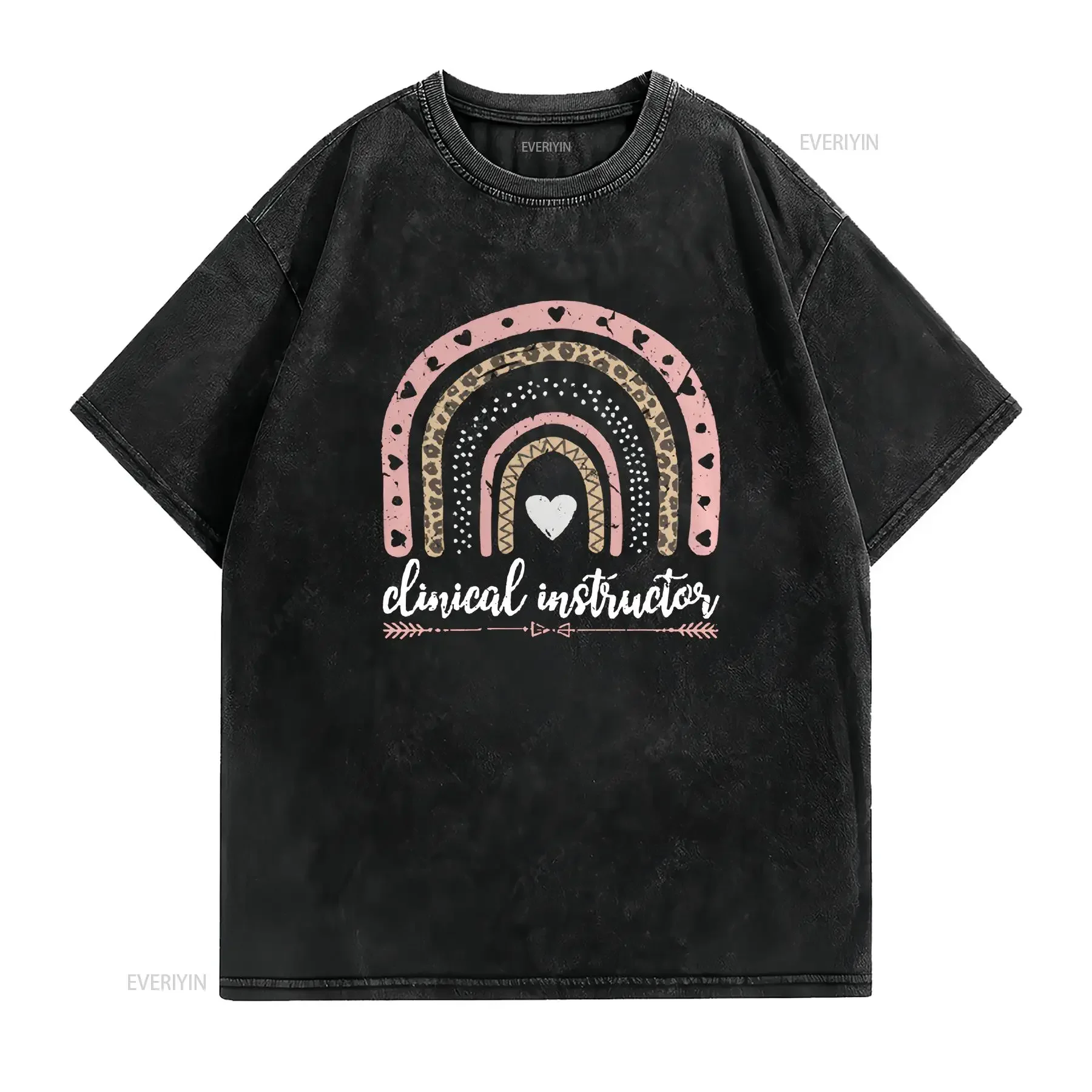 Clinical Instructor Adjunct Faculty Registered Nurse Teacher T Shirt vintage Washed fashion Breathable streetwear Versatile