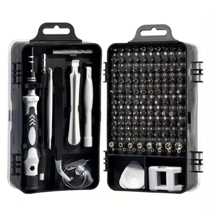 115pcs/lot Magnetic Screwdriver Bit Set Precision Multi Hand Tool Torx Hex Screw Drivers for Computer Phone Repair Tools Boxes