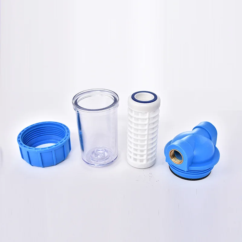 5 بوصة النمط الأوروبي الإيطالي زجاجة الفلتر شفافة ، زجاجات ترشيح المياه زجاجة الفلتر ، التناضح العكسي لتقوم بها بنفسك نظام تصفية المياه