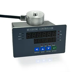 High-precision Button-type Pressure Weight Sensor Micro load Cell + Indicator display  500KG 1000KG  Biosensor