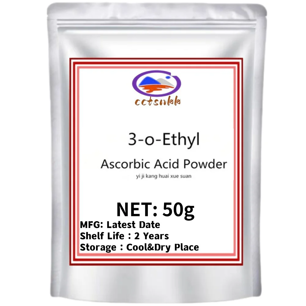 Hot Sell 50-1000g High Quality Cosmetic grade 3-O-Ethyl Ascorbic Acid Powder