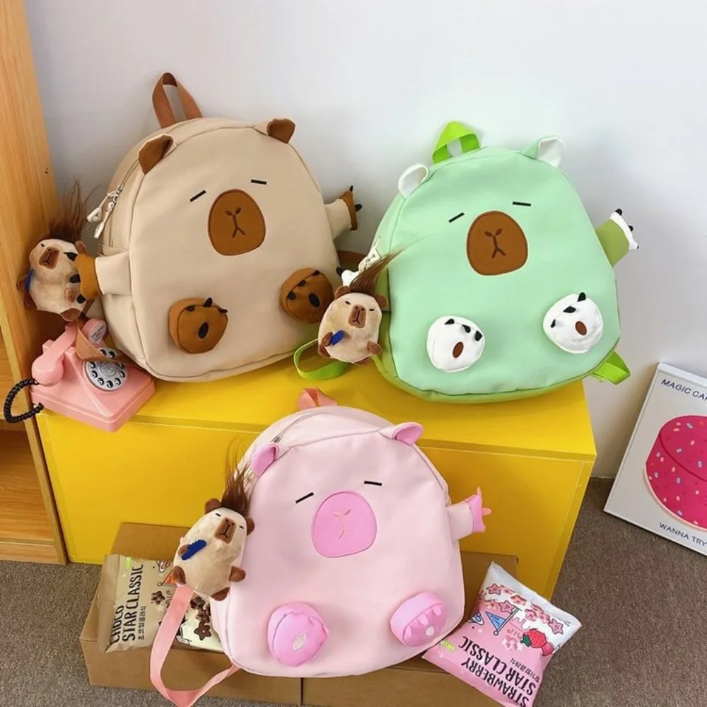 

Capybara Capybara Backpack Hot Sale Large Capacity Kawaii Travel Bag Handbag Unisex