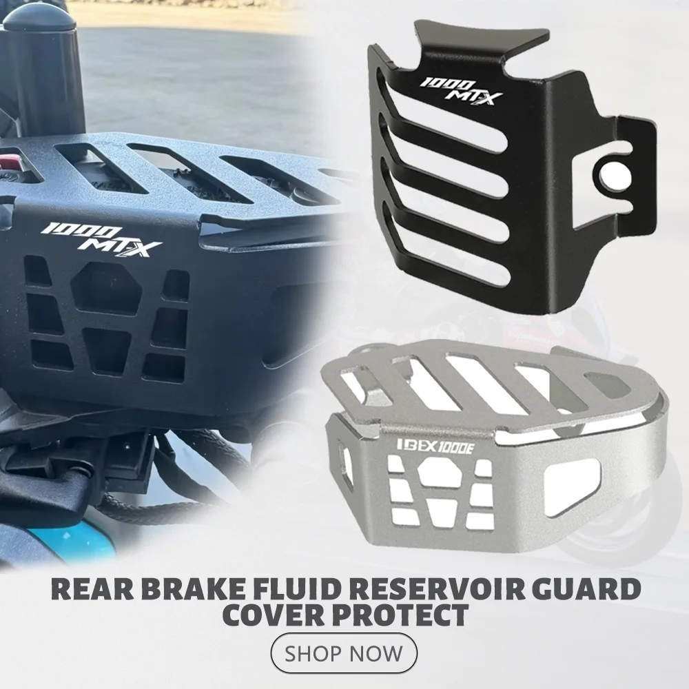 

For CFMOTO 1000MT-X 1000MTX Motorcycle MTX1000 Front Rear Brake Fluid Reservoir Cover Guard Protection Cup IBEX1000E 2025 2026
