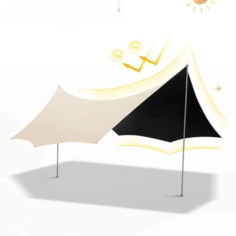 

Butterfly canopy tent, vinyl sunscreen outdoor picnic, portable thickened rainproof, camping insulation