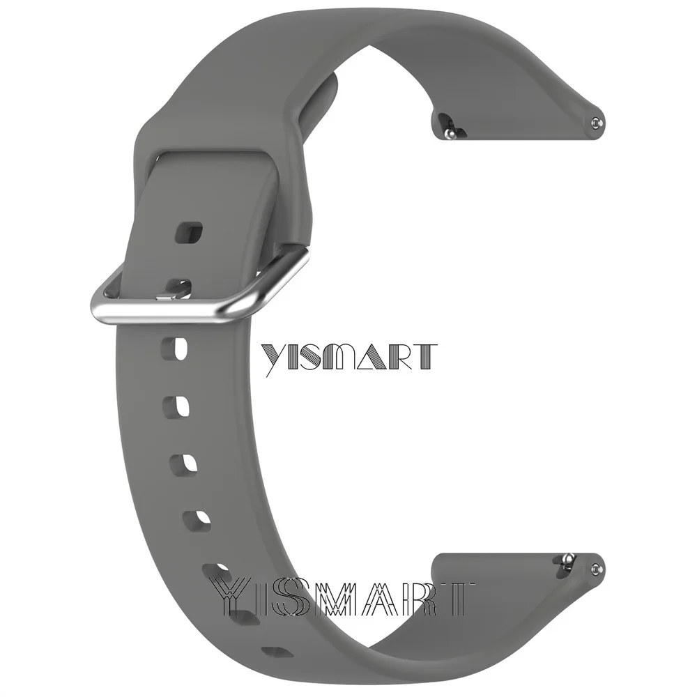 24mm Silicone Strap for Ticwatch Pro 5 Sports Replacement Band for ITOUCH AIR 3 / Fossil Men's Nate Machine Hybrid Watch