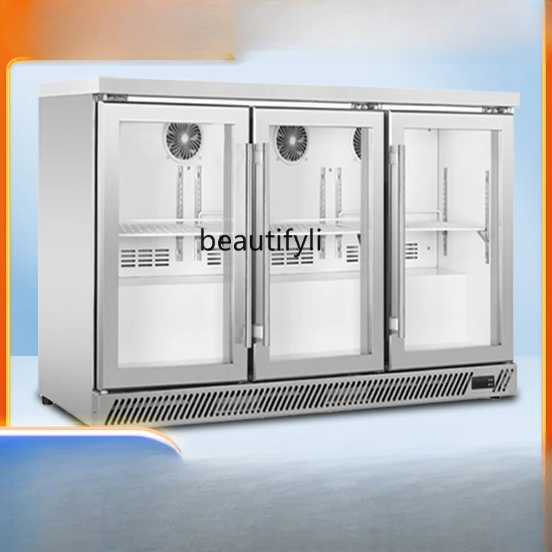 Wine Bar Small Freezer Desktop Refrigerated Display Cabinet Commercial Beverage Fresh Cabinet