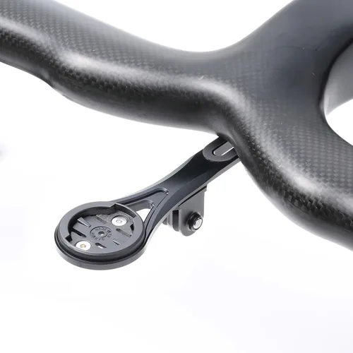 Imagen 2 del producto Manillar Aero integrado de aluminio, soporte de montaje de extensión de tabla de códigos de ciclismo, soporte para ordenador de bicicleta
