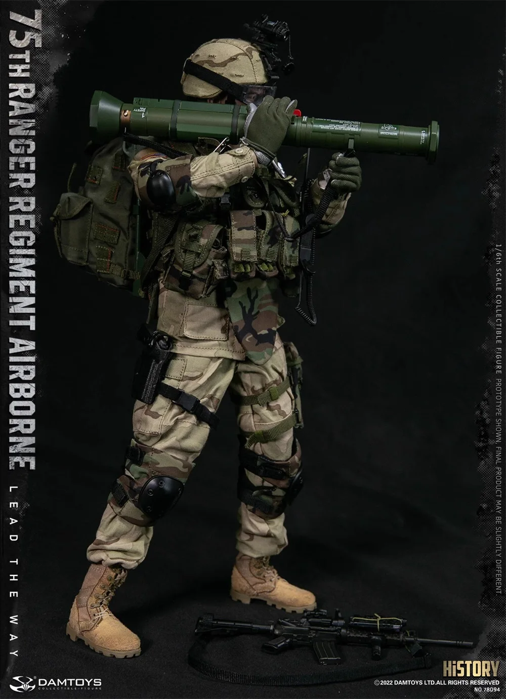 DAMTOYS DAM 78094 US.75th Ranger Armor Force Soldier Set completo Action Figure mobile regalo per i fan raccogliere 1/6