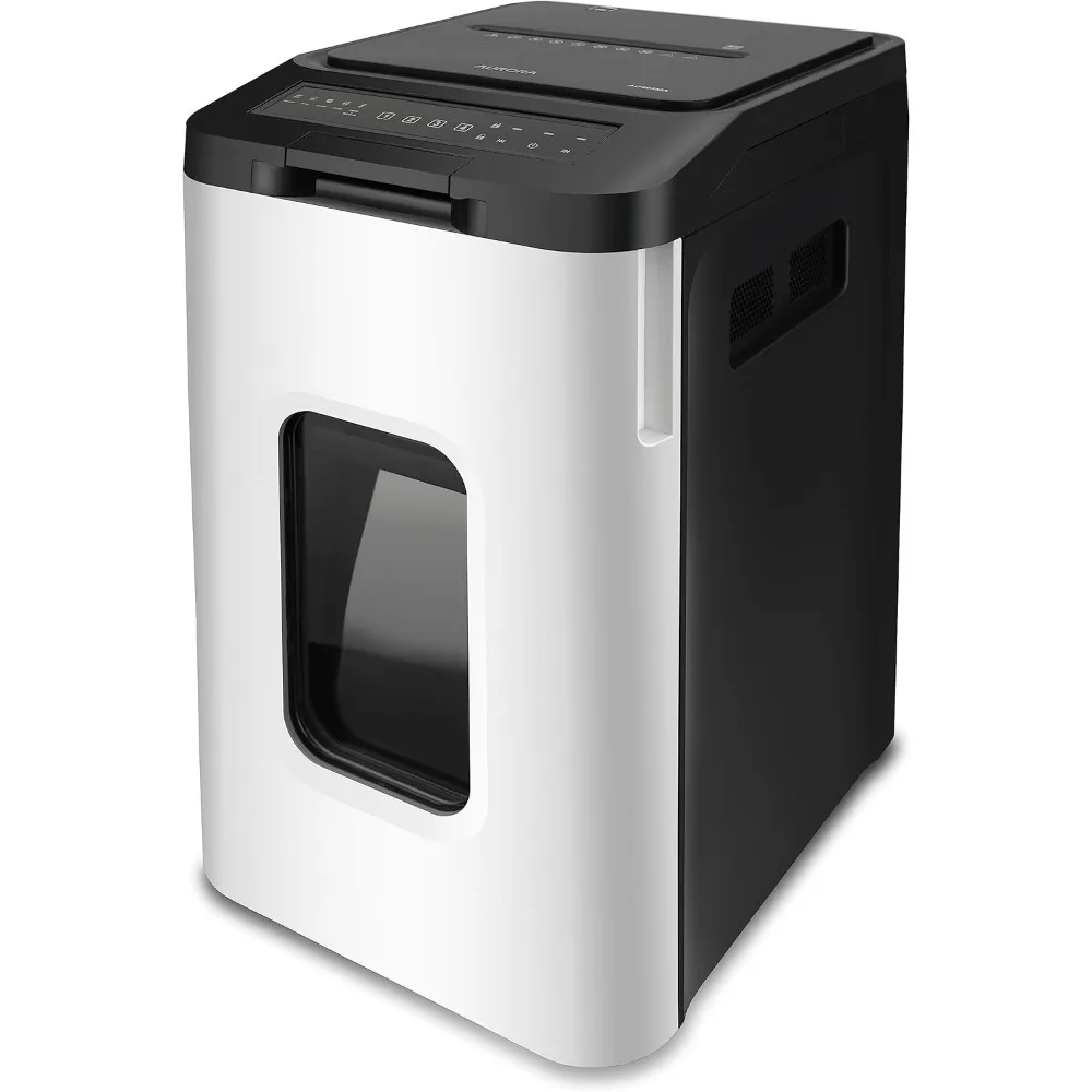 Commercial Grade 400-Sheet Auto Feed High-Security Micro-Cut Paper Shredder/ 240 Minutes/Security Level P-5