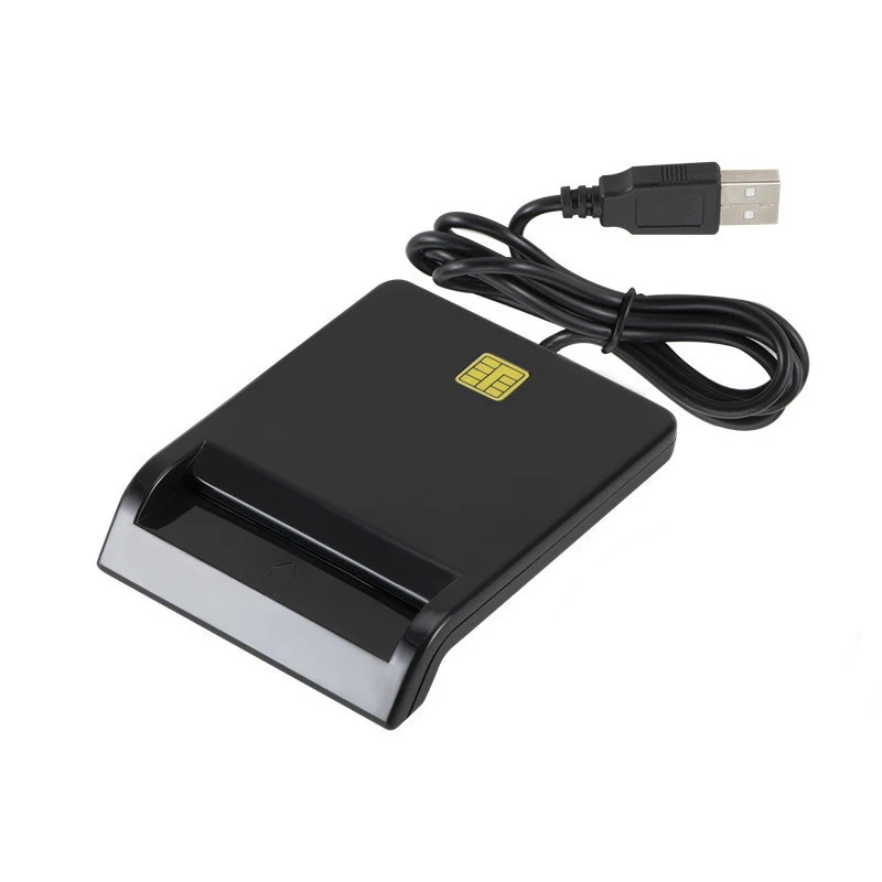 USB-считыватель смарт-карт для банковских карт IC/ID EMV Card Reader Высокое качество для Windows 7 8 10 Linux OS