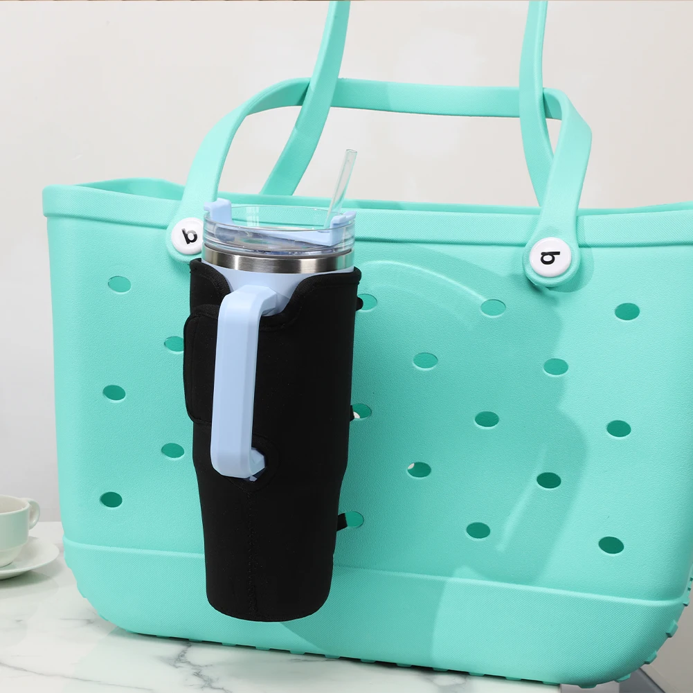 

Cup Holder for Bogg Bag Drink Cup Holder Adjustable Water Bottle Holder Versatile Beverage Storage Holder for Stanley 16-40oz