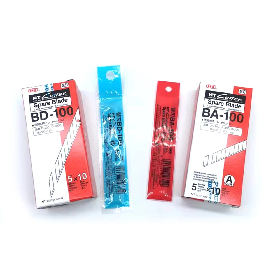 NT Cutter Replacement Blades Spare Blade for Utility Knife, Precision Cutting Blades for Vinyl Wrap, PPF Film, Engraving KLT-12