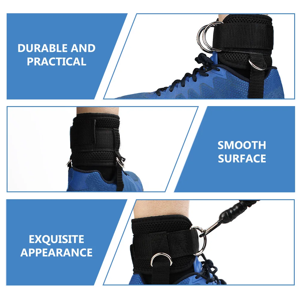 

1 Pair Adjustable Ankle Strap Wrap Leg Strength Training Accessory Gym Fitness Ankle Belt Buckle For Women Leg Exercise Sticky