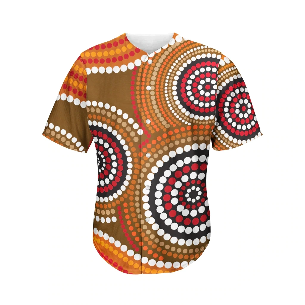 Newest 3Dprinted Aboriginal Pattern Newest Baseball Jersey Shirt Casual Streetwear Unique Unisex Funny Sport Streewear Style-1