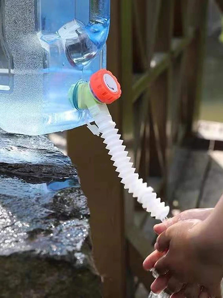 

Flexible Faucet Extension Tube Water Bucket Accessories Telescopic Faucet Extender Hose Lengthen Sprinkler for Outdoor Camping