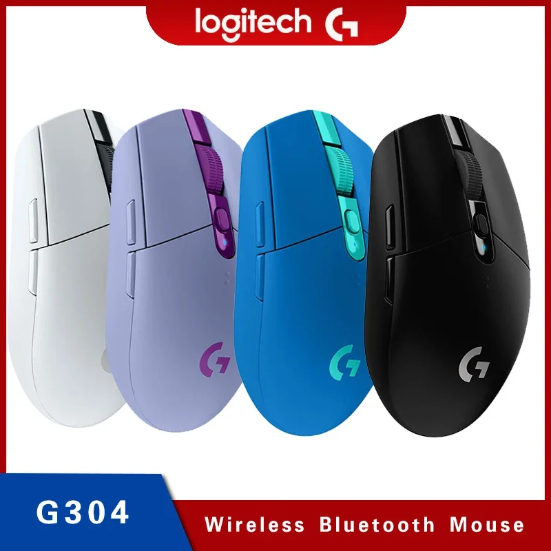 Logitech-ratón inalámbrico para juegos G304, accesorio Original con USB tipo A, 12000 DPI, para PC/Mac/ordenador portátil