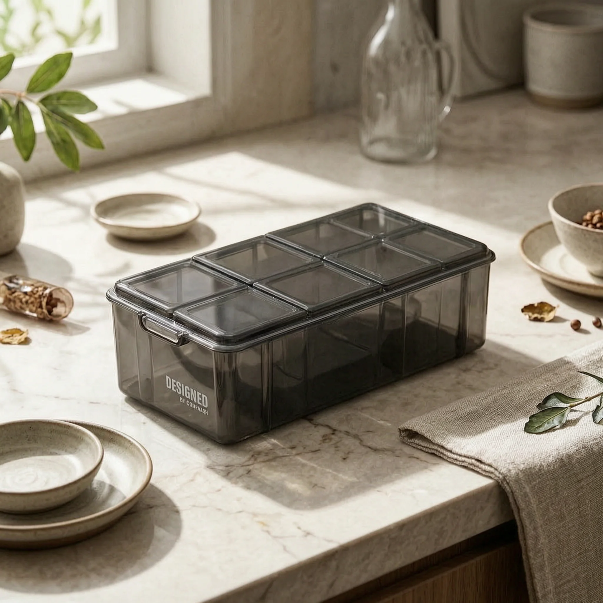 9 Pieces Modular Parts Storage Box Removable Dividers Hardware Storage Box Hardware Organizer Double-Sided Drawer Organizer