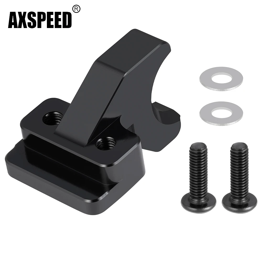 AXSPEED Aluminum Alloy Rear Transmission Fixing Seat Mount for Tamiya Lunch Box 1/12 RC Car Monster Truck Upgrade Parts