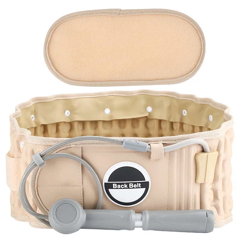 

Воздушный тяговый бандаж для позвоночника, декомпрессионный пояс для спины, поясничный поддерживающий пояс для мужчин и женщин, ремешок для коррекции осанки нижней части спины