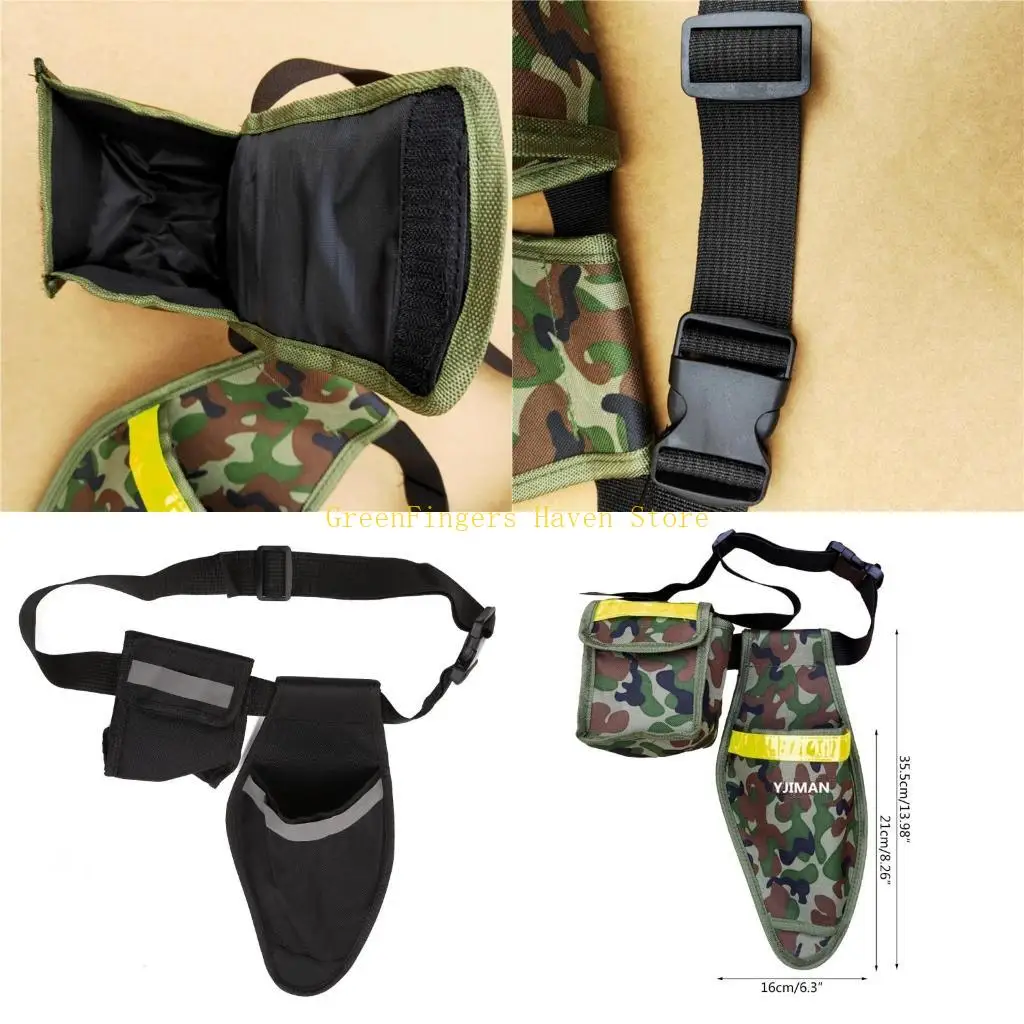 

F68D Shear Trimming Tools Holder Hand Pruner Holster Pliers Waist Bag for Garden Shear Clipper Gardening Scissors Waist