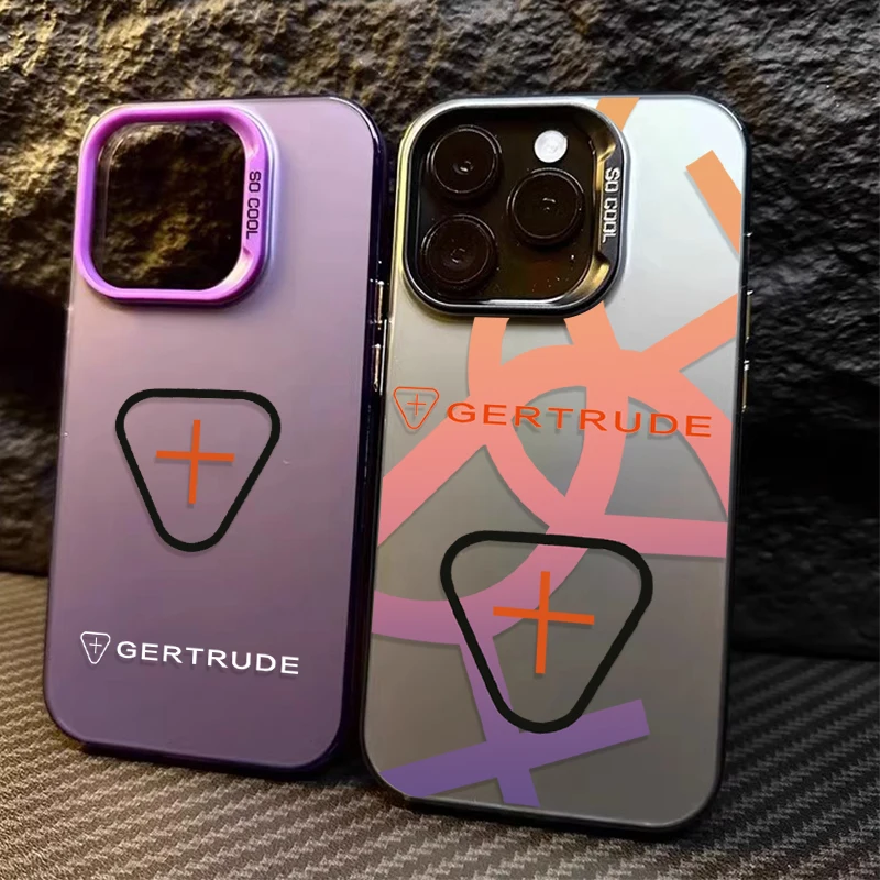Funda de teléfono P-Gertrudes a la moda para iPhone 17 16 15 14 13 12 11 Pro Max Plus 17 Air 16E X XR XS Max cubierta dura a prueba de golpes