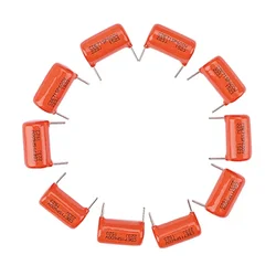 Set of 10 Sprague Guitar Bass Hot Favorable 022uf 600v 715P Drop Capacitor Caps Guitar Tone Capacitors