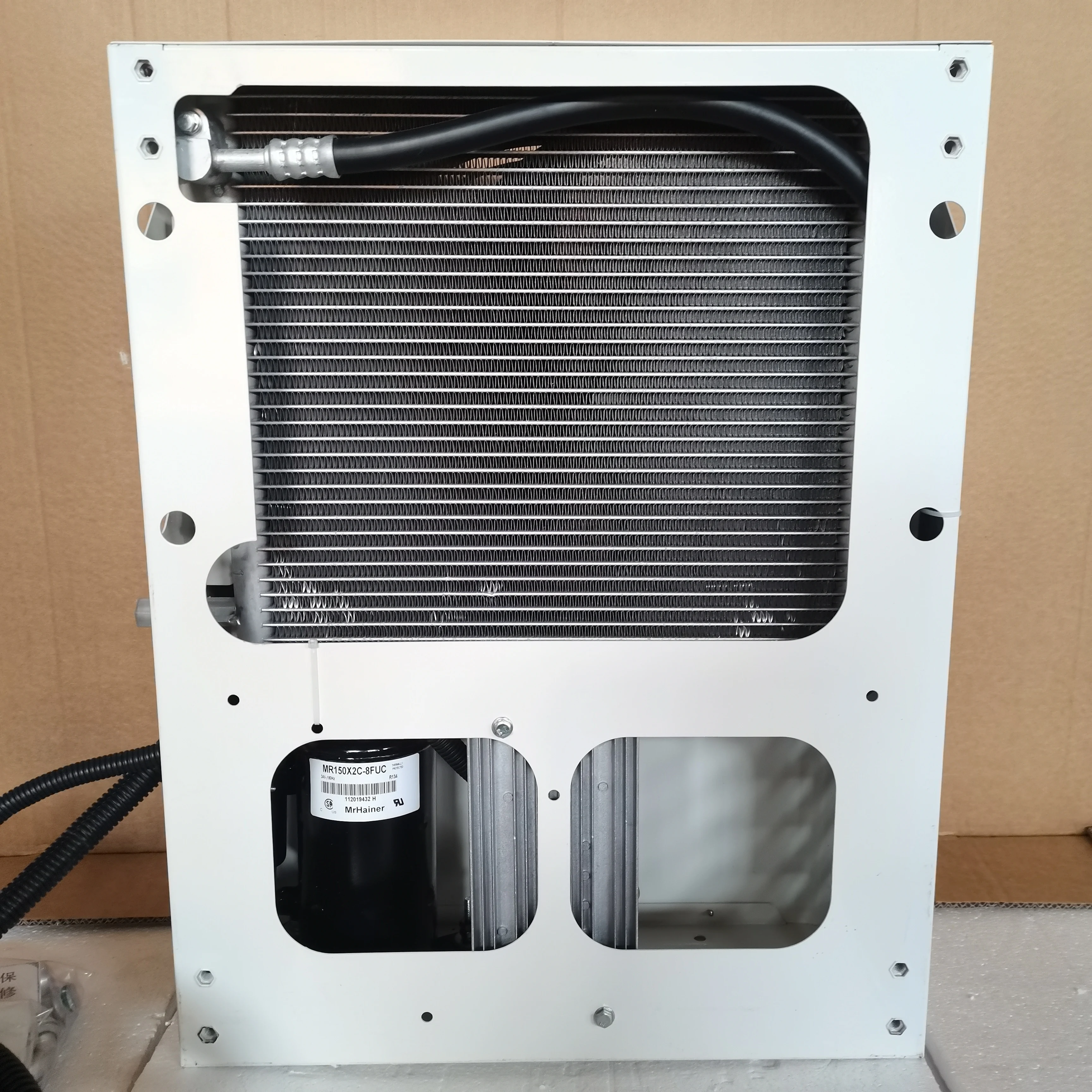 المقاوم للصدأ المقصورة النائمة بطارية وقوف السيارات برودة الكابينة شاحنة كهربائية 24 فولت 12 فولت مكيف الهواء لشاحنة سيارة مركبة #5