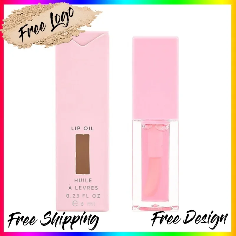 

Custom Clear Water Lip Oil Moisturizing Nourish Long Lasting Natural Waterproof Lighten Lip Lines Plumping Bulk Makeup