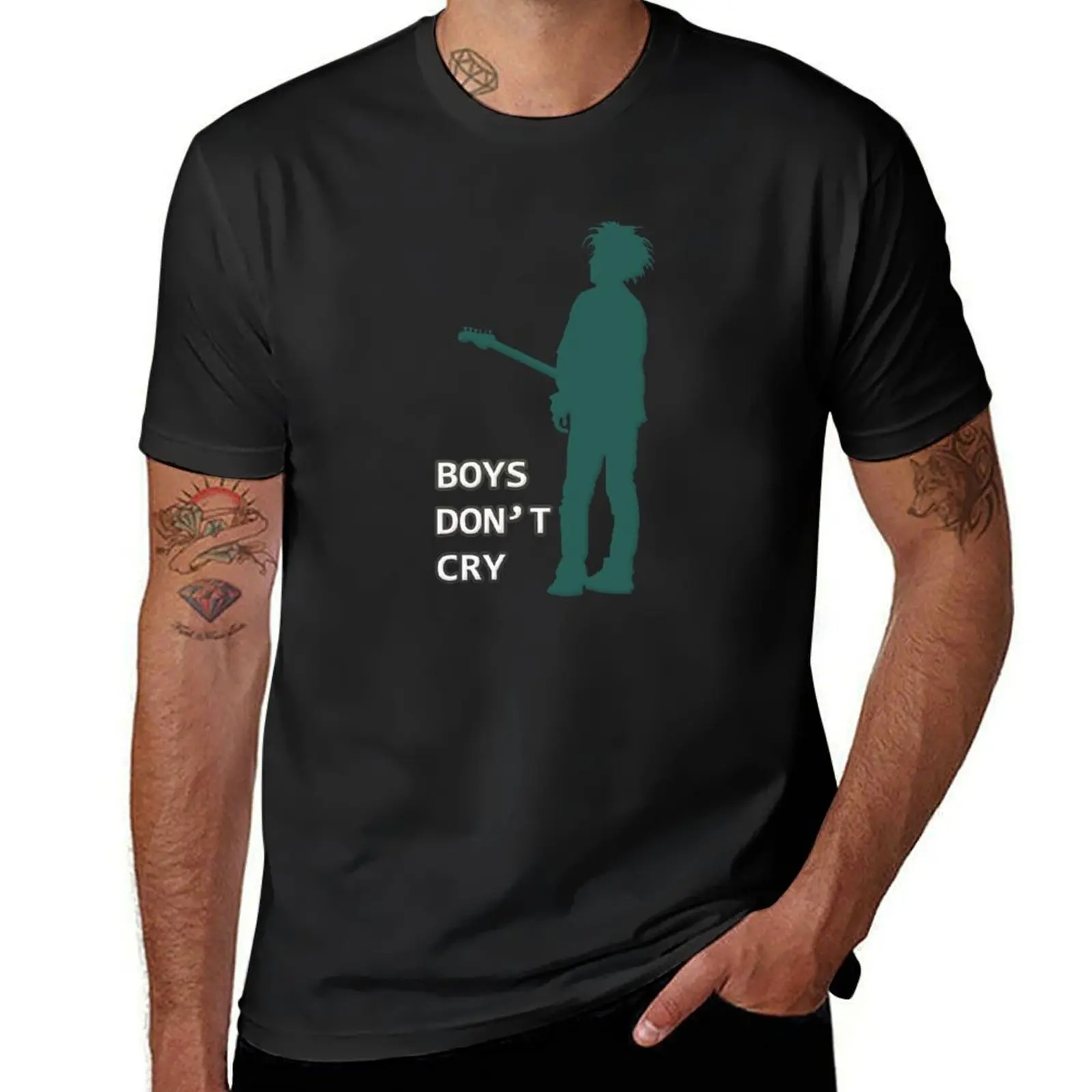 Boys Don't Cry - Cure T-Shirt customs design your own funnys oversized t shirts for men